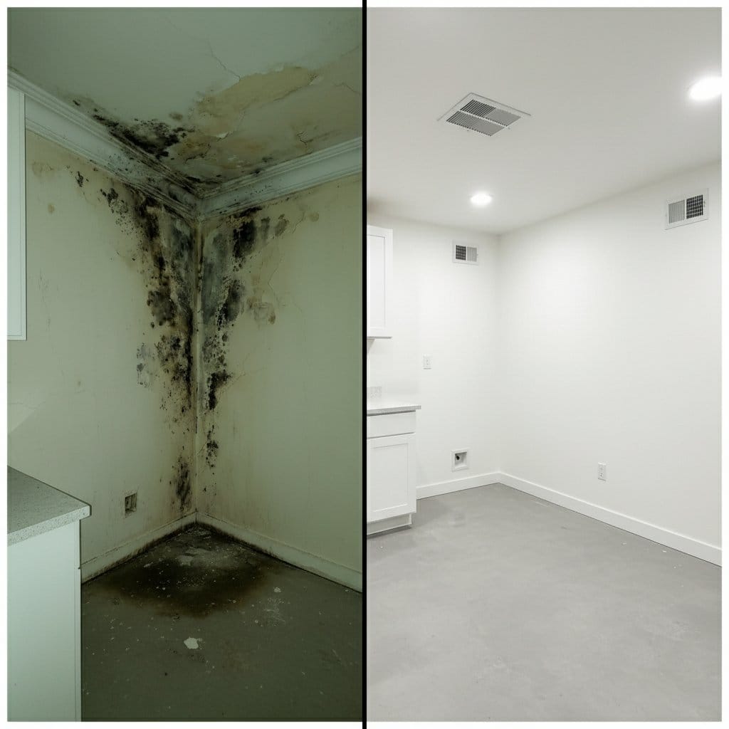 Mold Inspection & Moisture Assessment restoration β home kitchen of colonial residence in Hackensack, NJ